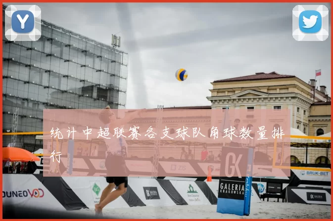 统计中超联赛各支球队角球数量排行
