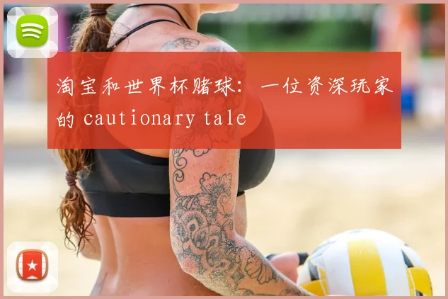 淘宝和世界杯赌球:一位资深玩家的 cautionary tale